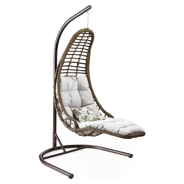 Capri Swing Bodrum 1 Kişilik Rattan Bahçe Salıncağı - Görsel 3