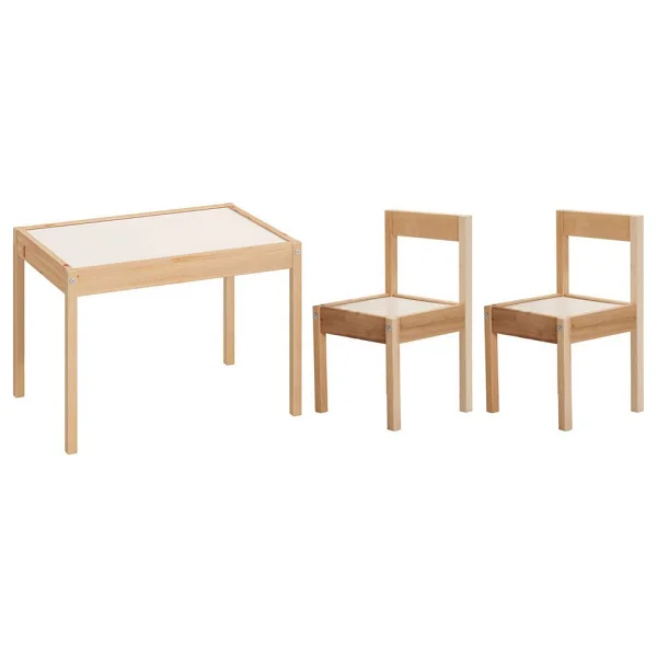 Kukka Ahşap Masa Sandalye Seti Kws100 - Görsel 2