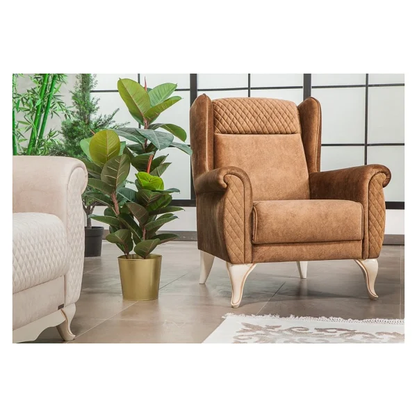 Modalife 3+1 Grand Koltuk Takımı - Krem Kahve - Görsel 3
