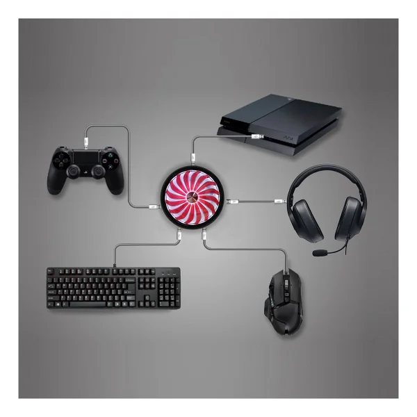 Rush Airforce Rcon701 Xbox One/PS4/PS3 Klavye Mouse Çevirici Xbox Dönüştürücü - Görsel 4