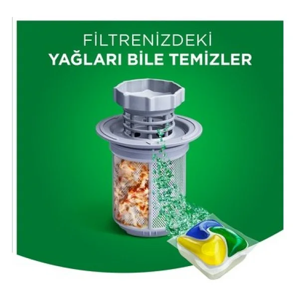 Fairy Hepsi Bir Arada Limon Bulaşık Makinesi Tableti 60'lı - Görsel 2