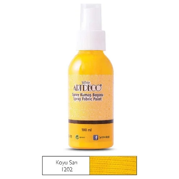 Artdeco 1219 100 Ml Beyaz Sprey Kumaş Boyası - Görsel 3