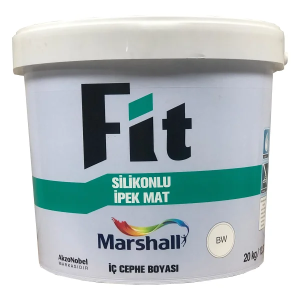 Marshall Fit Silikonlu İpek Mat 20 Kg İç Cephe Boyası - Kum Beji - Görsel 6
