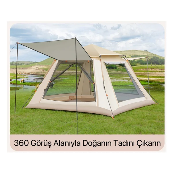 Shufa Tenteli 6 Kişilik Otomatik Çadır - Görsel 4