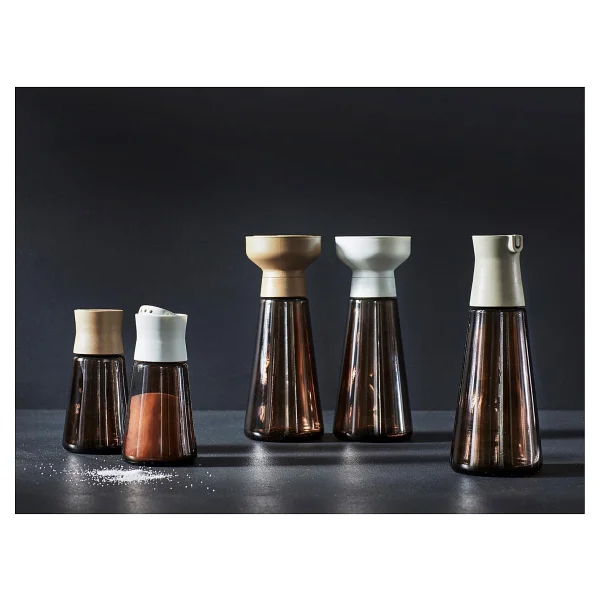 Ikea Yağdanlık Cam Kahverengi-Amber Renk 19 Cm 1 Parça - Görsel 5