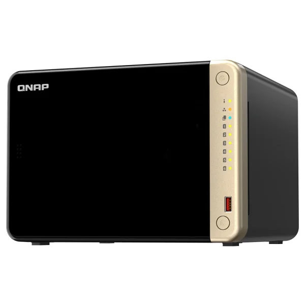 Qnap Ts-664 8 GB 8 Yuvalı 250 TB Destekli Nas Depolama Ünitesi - Görsel 3