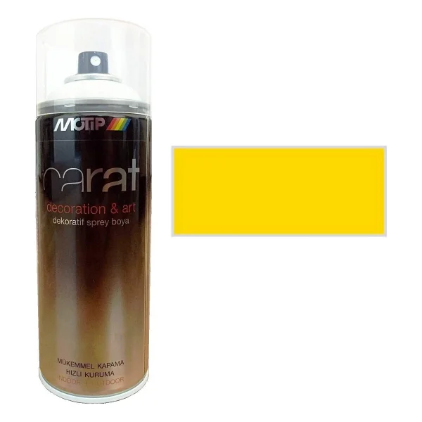 Motip Carat Krom Altın Efekt Sprey Boya 400 Ml - Görsel 8