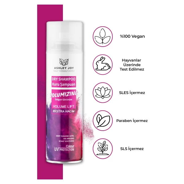 Ashley Joy Fresh & Up Görünmez 200 Ml Kuru Şampuan - Görsel 2