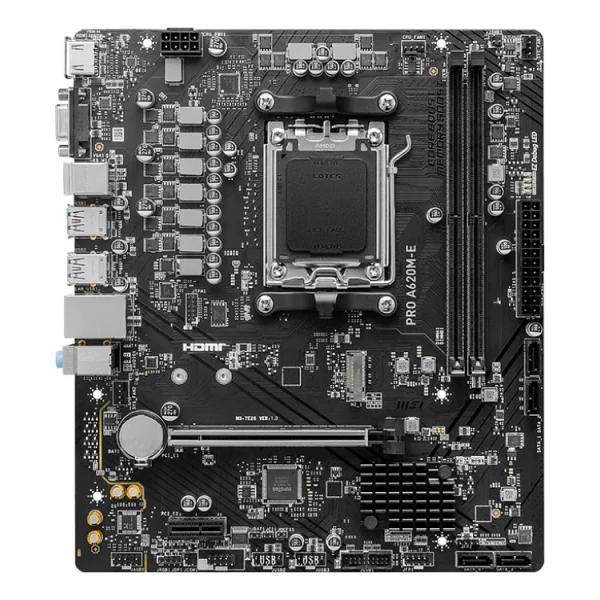 Msı Pro A620m-E AMD Am5 DDR5 Micro Atx Anakart - Görsel 2