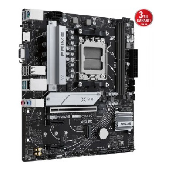 Asus Prime B650m-K AMD Am5 DDR5 Micro Atx Anakart - Görsel 3