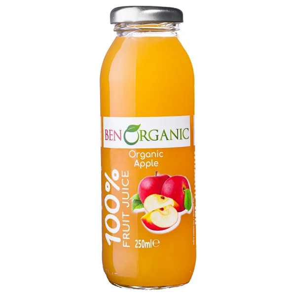 Ben Organic Elma Suyu 6 X 250 Ml - Görsel 2