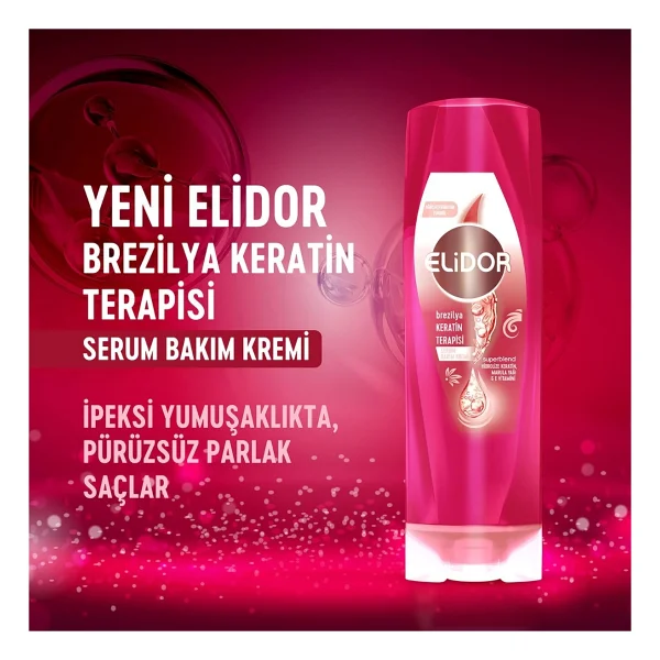 Elidor Brezilya Keratin Terapisi Saç Bakım Serisi 3'lü Set - Görsel 4