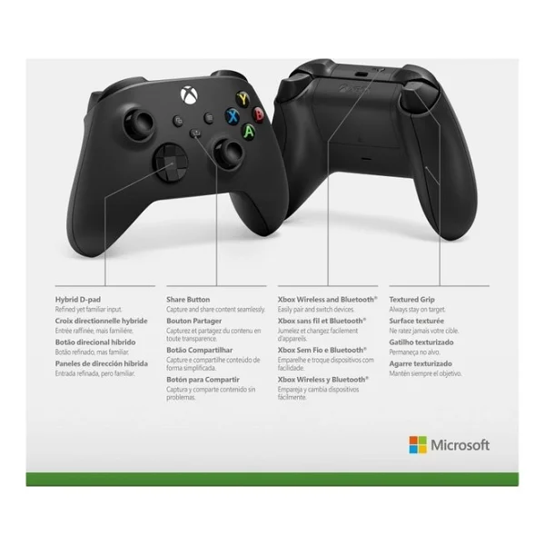Xbox Series 9. Nesil Siyah Kablosuz Oyun Kolu - Görsel 6