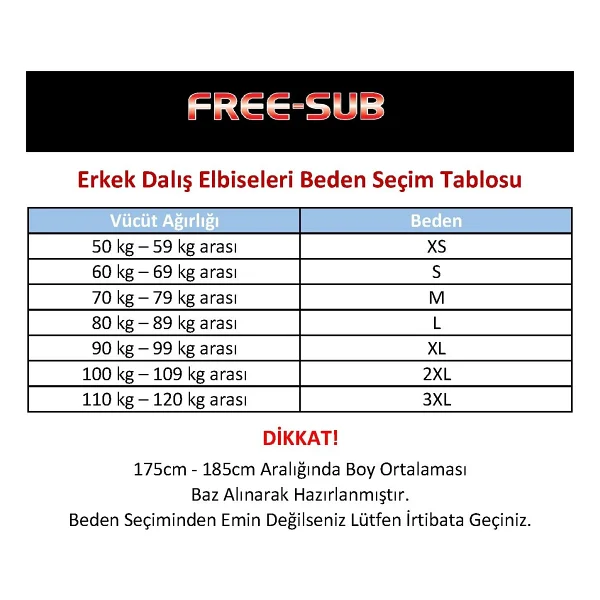 Free-Sub Aspendos Yamamoto Avcı 7 Mm Dalış Elbisesi - Görsel 4