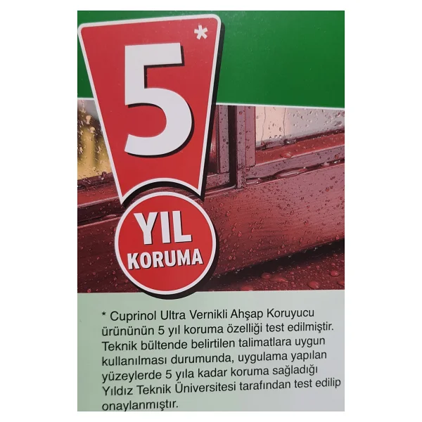 Marshall Cuprinol Woodart Ultra 2.5 Lt Vernikli Ahşap Koruyucu - Görsel 5
