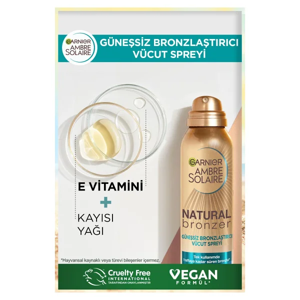 Garnier Ambre Solaire Natural 150 Ml Güneşsiz Bronzlaştırıcı - Görsel 3