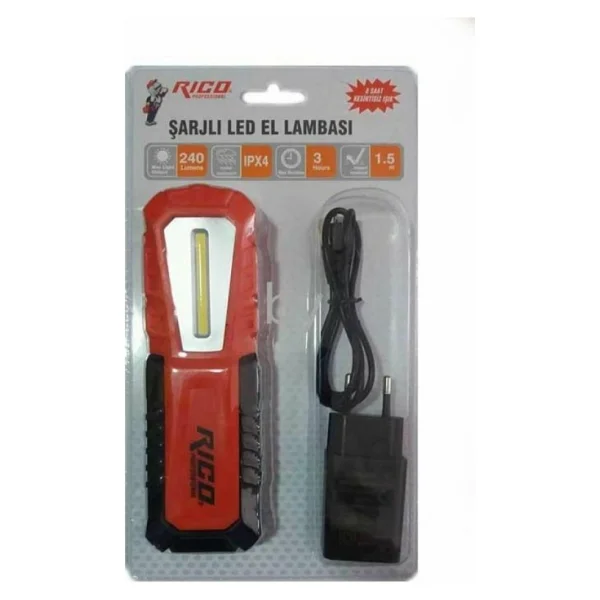 Rico Rc0027 240 Lümen LED Şarjlı El Feneri - Görsel 2