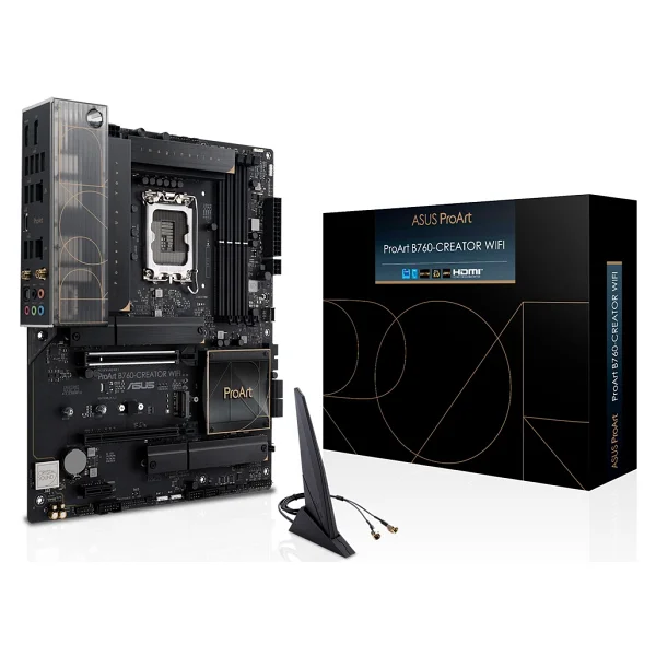 Asus ProArt B760-Creator Wi-Fi Intel LGA1700 DDR5 ATX Anakart - Görsel 2