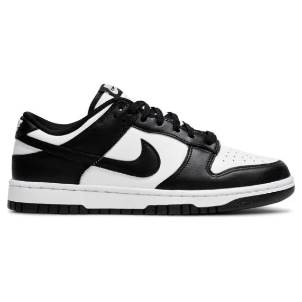 Nike Dunk Low Erkek Siyah Beyaz Günlük Ayakkabı - 42 - Görsel 9