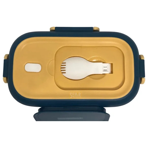 Wiggle Vagonlife Bento 550ml Lunchbox Yeni Koleksiyon Tek Katlı Çelik Sefer Tası Yemek Kutusu - Yeşil - Sarı - Görsel 8