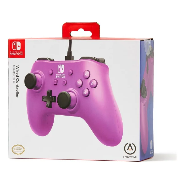Nintendo Switch Oyun Kolu Kablolu Lisanslı Grape Purple - Görsel 5