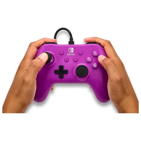 Nintendo Switch Oyun Kolu Kablolu Lisanslı Grape Purple - Görsel 3