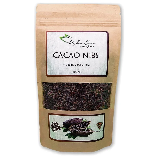 Ayhan Ercan Cacao Nibs Granül Ham Kakao Nibi 200 G - Görsel 5