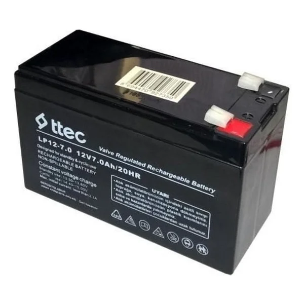Ttec Çocuk Akülü Araba Için 12v 7ah 12 Volt 7 Amper Çocuk Oyuncak Araba Araç Aküsü Pili Bataryası - Tek Ebat - Görsel 3