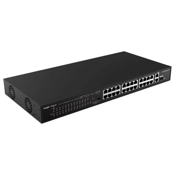 Ruijie Reyee Rg-Es126s-P V2 24 Port 10/100/1000 Mbps Gigabit Poe Switch - Görsel 3