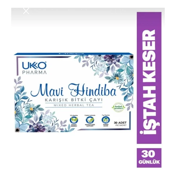 Ukko Pharma Mavi Hindiba Karışık Bitki Çayı 30'lu - Görsel 2