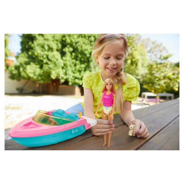 Barbie Ve Sürat Teknesi Oyun Seti Grg30 - Görsel 4