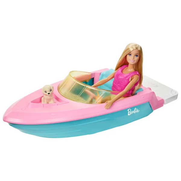 Barbie Ve Sürat Teknesi Oyun Seti Grg30 - Görsel 6
