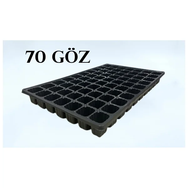 Öz-Ka 70 Göz Kısa Fide Viyolü Fidelik Fide Kabı (Adet Seçiniz) - 75 Adet - Görsel 8
