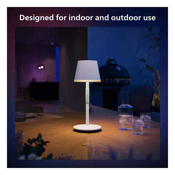 Philips Hue Go Belle Taşınabilir Akıllı Masa Lambası - Görsel 5