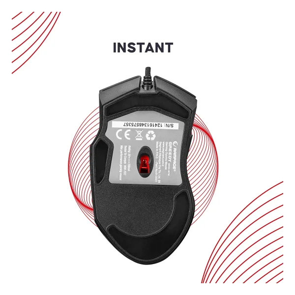 Rampage Greedy Smx-G72 RGB Makrolu Ergonomik Optik Kablolu Oyuncu Mouse - Görsel 5