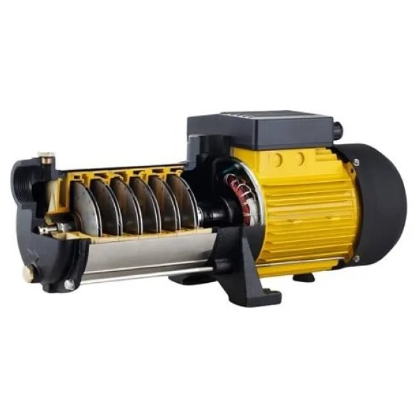 Vortex Vkp S/S 7-05 M 2 Hp 220v Paslanmaz Çelik Fanlı Kademeli Yatay Milli Pompa - Görsel 3