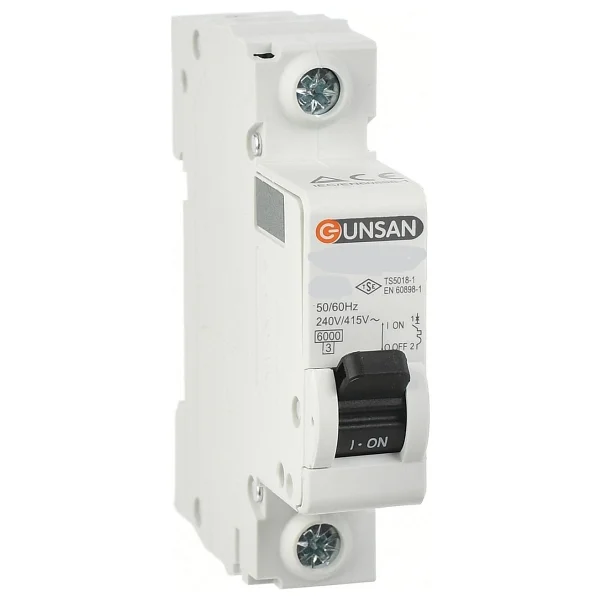 Günsan Valta 1x20 A 6 Ka B Tipi Elektrik Sigortası - Görsel 2
