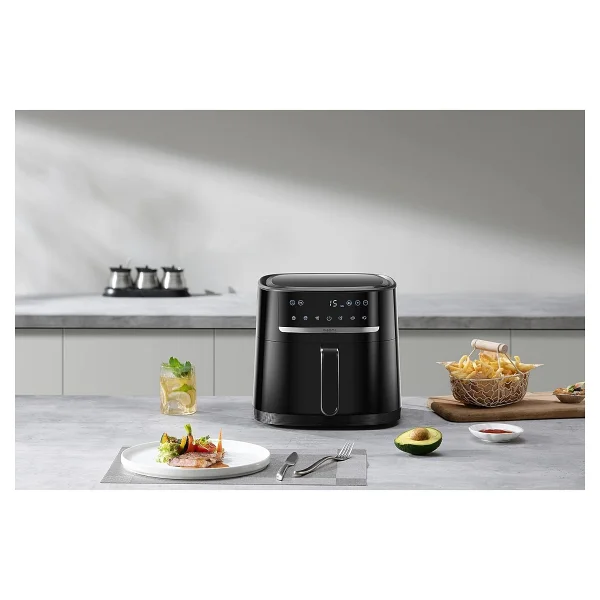 Xiaomi Airfryer XL 1500 W 6 Lt, 4.6 Kg 6 Program, Yağsız Sıcak Hava Fritözü, Siyah - Görsel 2