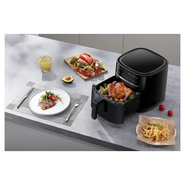 Xiaomi Airfryer XL 1500 W 6 Lt, 4.6 Kg 6 Program, Yağsız Sıcak Hava Fritözü, Siyah - Görsel 6