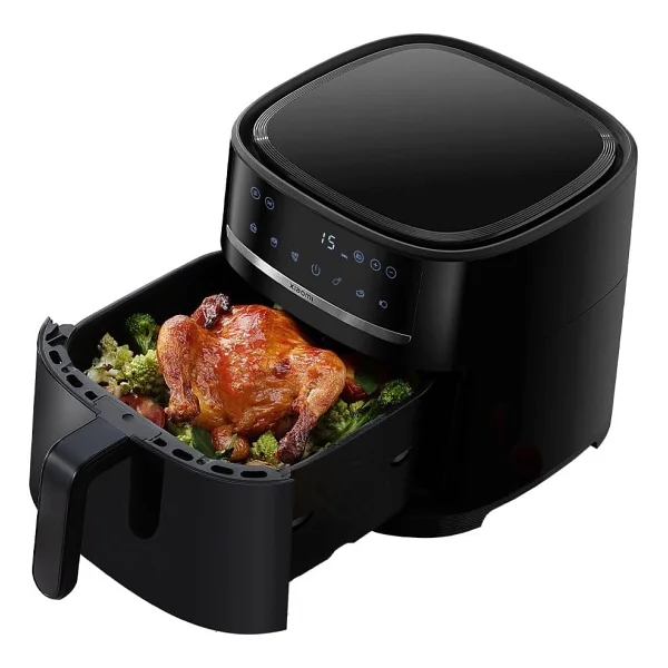 Xiaomi Airfryer XL 1500 W 6 Lt, 4.6 Kg 6 Program, Yağsız Sıcak Hava Fritözü, Siyah - Görsel 4