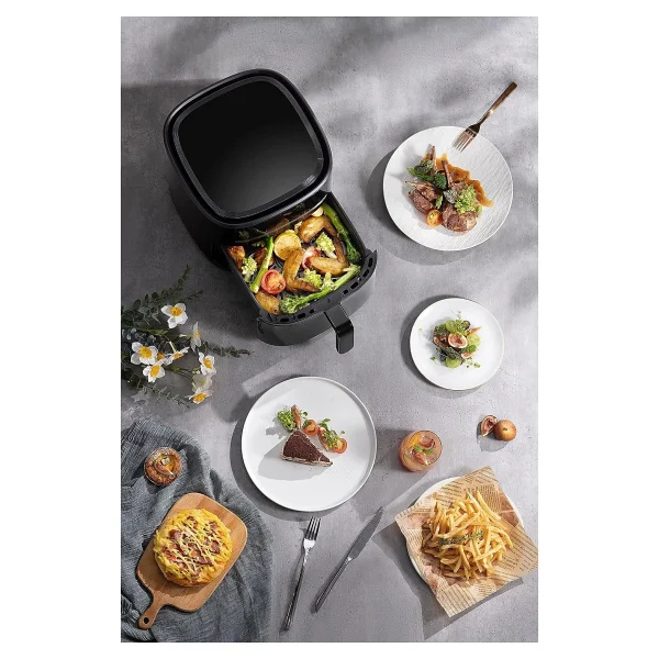 Xiaomi Airfryer XL 1500 W 6 Lt, 4.6 Kg 6 Program, Yağsız Sıcak Hava Fritözü, Siyah - Görsel 5