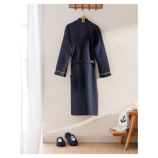 Madame Coco Marty Kimono Unisex Bornoz/Terlik Seti - Yat Koleksiyon - Görsel 2