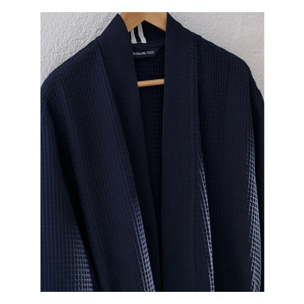 Madame Coco Marty Kimono Unisex Bornoz/Terlik Seti - Yat Koleksiyon - Görsel 3