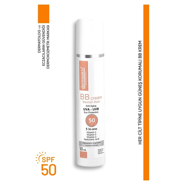 Dermoskin Bb 50 Ml 50 Faktör Renkli Güneş Kremi - Görsel 10