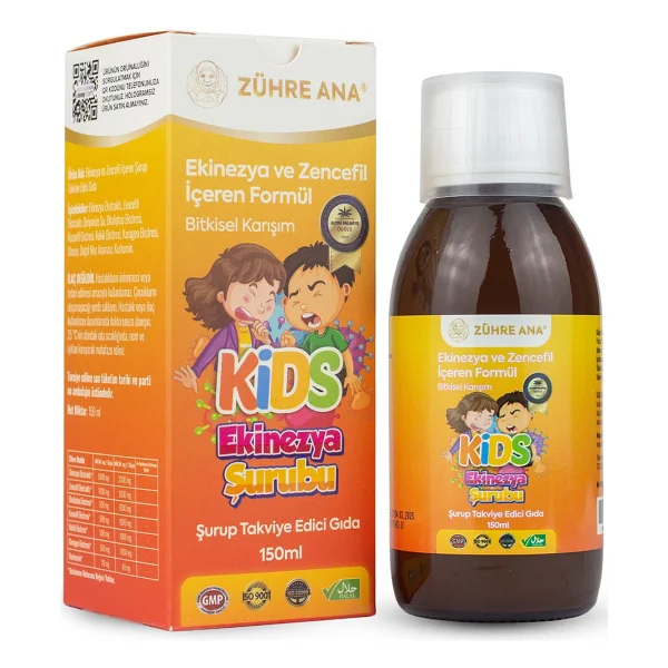 Zühre Ana Kids Ekinezya Ve Zencefil Şurubu 150 Ml - Görsel 7
