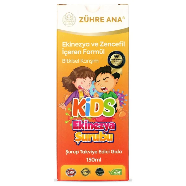 Zühre Ana Kids Ekinezya Ve Zencefil Şurubu 150 Ml - Görsel 4
