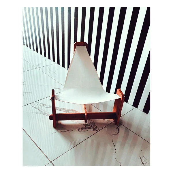 Havzoria Çam Ağacı Kedi Berjeri - Hamak Beşik - Kedi Evi - Kedi Salıncağı - Kedi Yatağı - Oyun Alanı - Ahşap Rengi - -- - Görsel 4