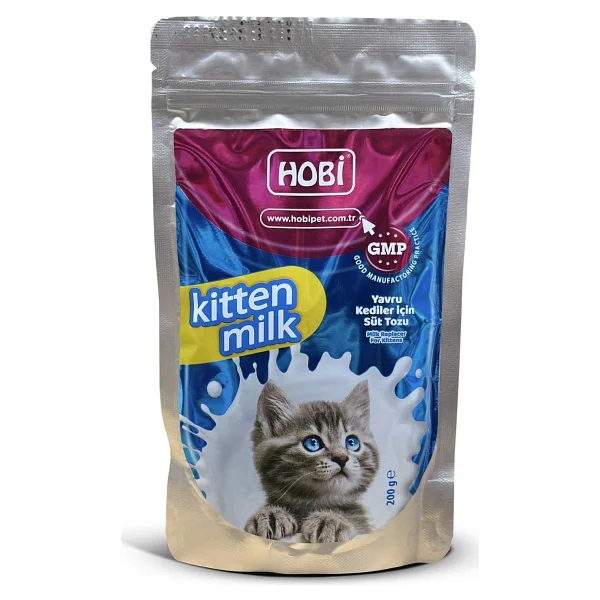 Hobipet Kitten Milk 200 Gr Yavru Kediler İçin Süt Tozu - Görsel 3