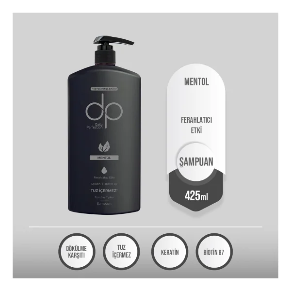 Dp Daily Perfection Mentol Tuzsuz Şampuan 425 Ml - Görsel 10