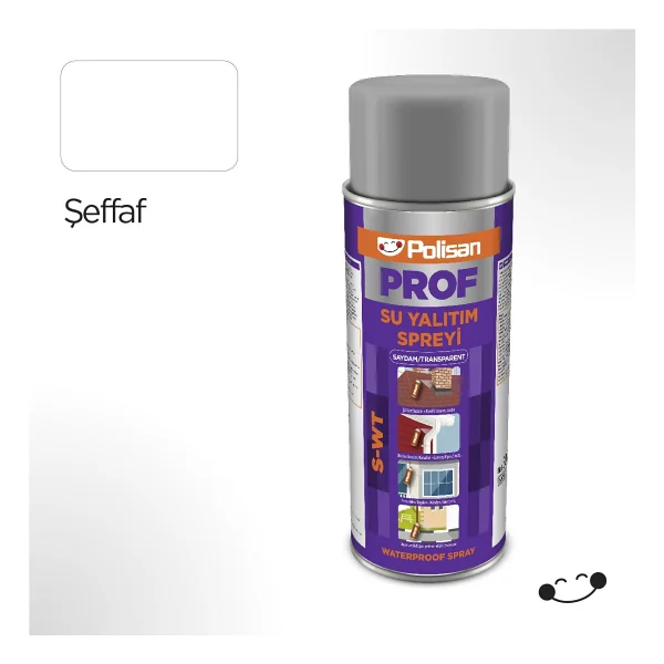Polisan Prof Şeffaf Su Yalıtım Spreyi S-Wt 500ml - Görsel 2
